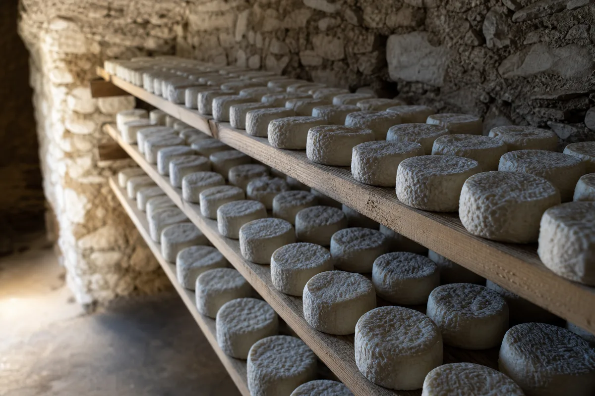 Affinage du fromage de chèvre : hâloir, durées, défauts