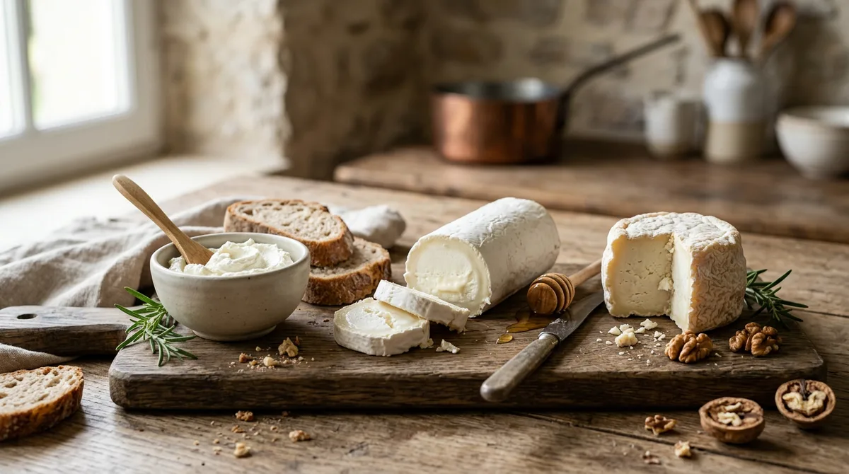 Recette avec fromage de chèvre : idées salées et sucrées selon l'affinage