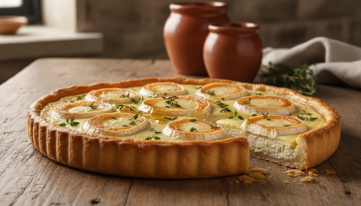 Tarte au fromage de chèvre : recette, variantes et astuces de cuisson