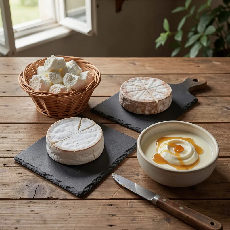 Types de fromage de chèvre : familles, affinage et AOP françaises